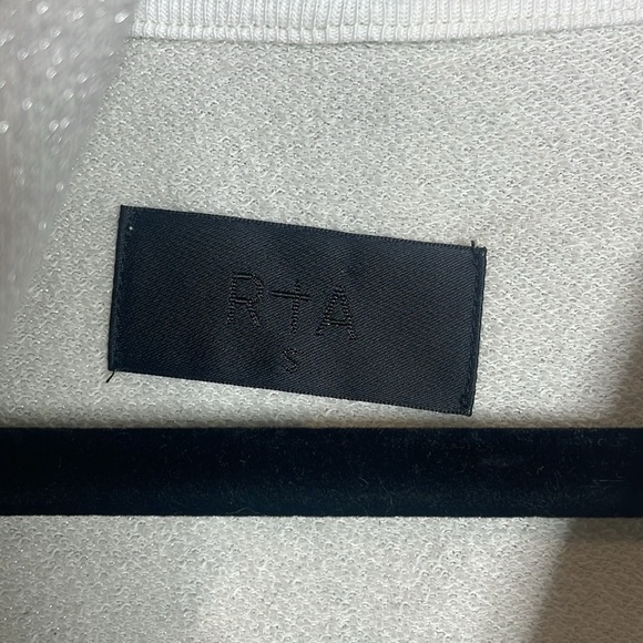 RtA | Women’s Joelle Cold Shoulder Metallic Hooded Dress Size Small - Picture 6 of 7